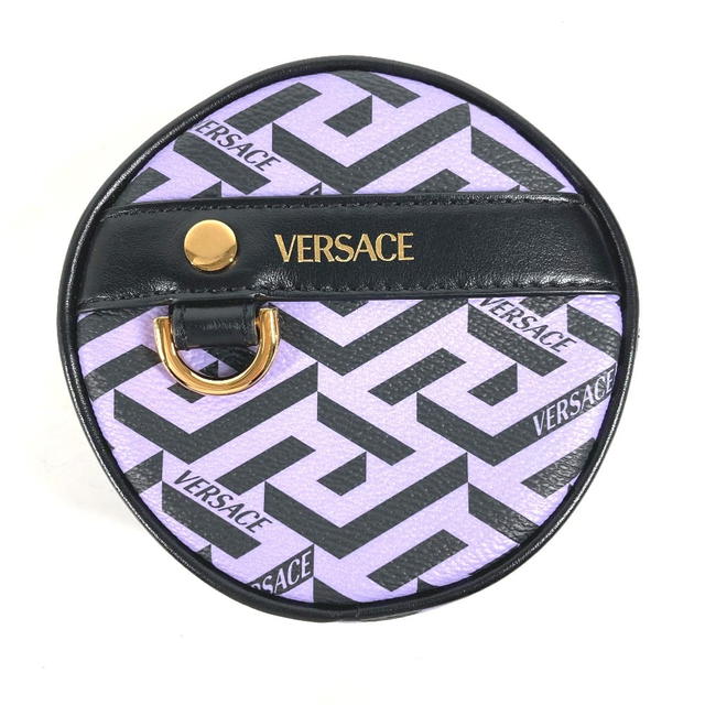 Versace VERSACE All logo Lagreca round Makeup pouch Cosmetics Pouch Multi Pouch Unused - view 2