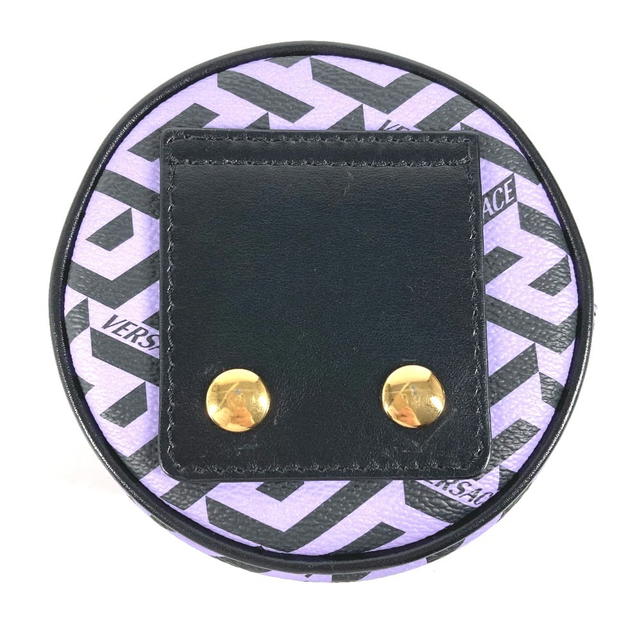 Versace VERSACE All logo Lagreca round Makeup pouch Cosmetics Pouch Multi Pouch Unused - view 3