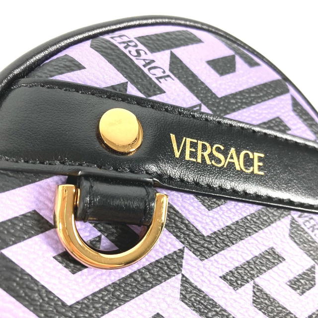 Versace VERSACE All logo Lagreca round Makeup pouch Cosmetics Pouch Multi Pouch Unused - view 4