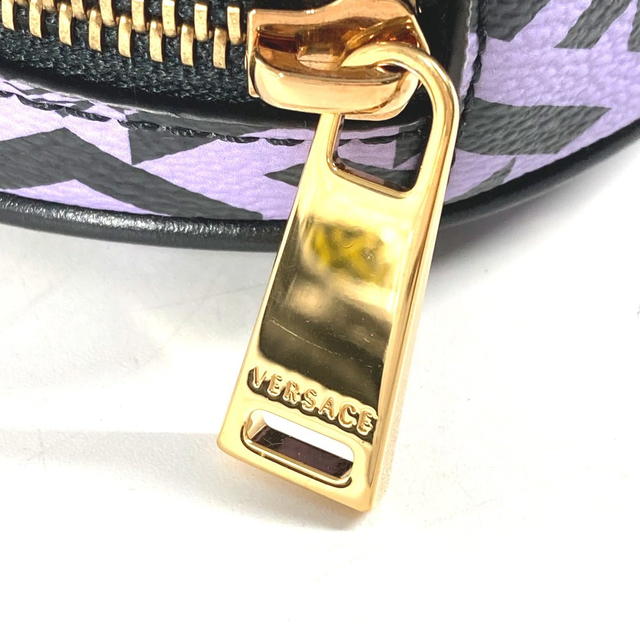 Versace VERSACE All logo Lagreca round Makeup pouch Cosmetics Pouch Multi Pouch Unused - view 5