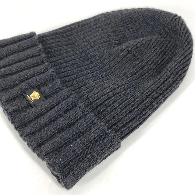 Versace VERSACE beanie hat knit hat knit cap Medusa Knit hat wool gray - view 5
