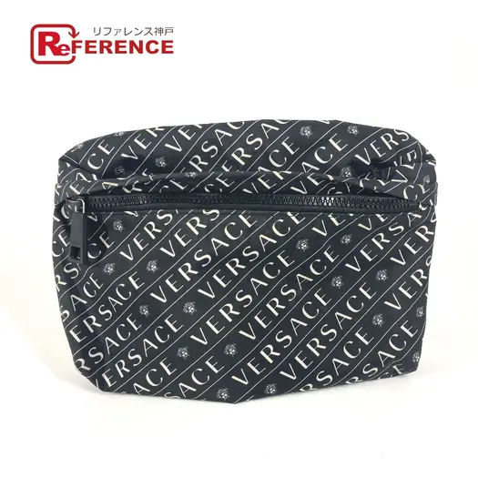 Buy VERSACE Bicolor Logo Medusa Bags Cross Belt Bag Waist Pouch body bag at Sasom – Authentic and Ready to Ship