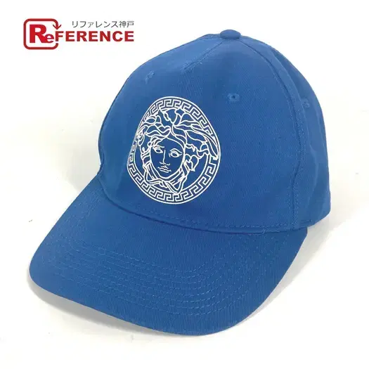 Buy VERSACE Bicolor logo Medusa hat cap baseball cap cotton blue/White at Sasom – Authentic and Ready to Ship