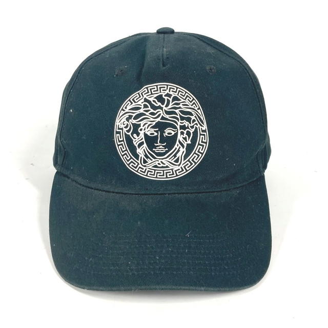 Versace VERSACE Bicolor medusa logo hat cap baseball cap cotton Black/White - view 3