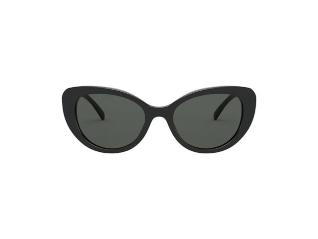 Versace Versace Cat Eye Sunglasses In Black Frame With Protective Tinted Lenses - view 2