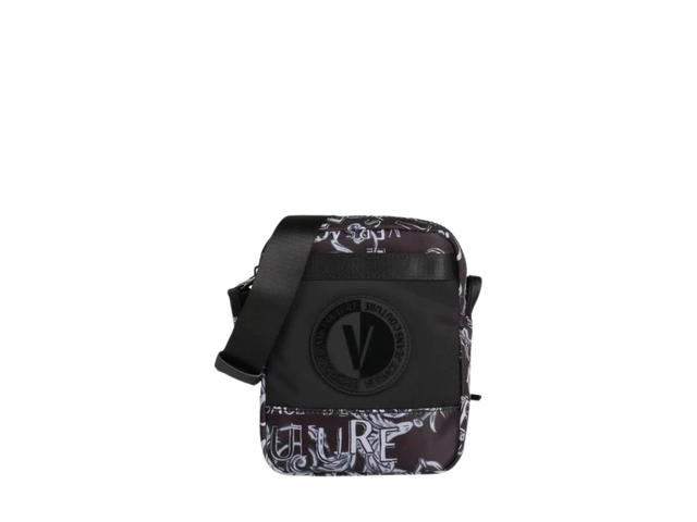 Versace Versace Cross-body Bag In Signature Print Black - view 1
