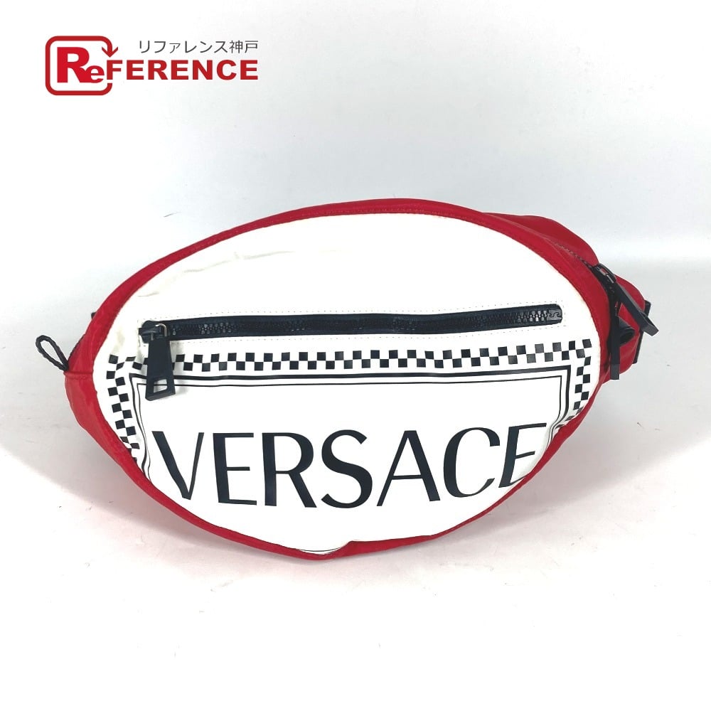 Versace VERSACE Cross Shoulder Bag Waist Pouch, Belt Bag logo Tricolor color body bag