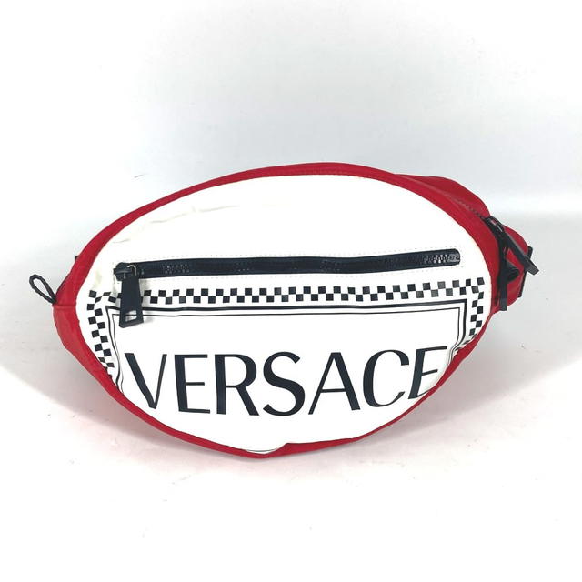 Versace VERSACE Cross Shoulder Bag Waist Pouch, Belt Bag logo Tricolor color body bag - view 2