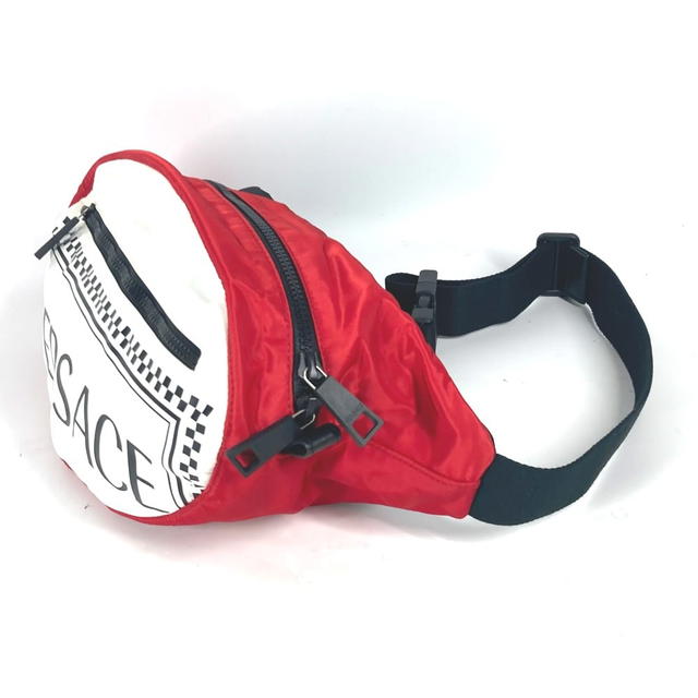 Versace VERSACE Cross Shoulder Bag Waist Pouch, Belt Bag logo Tricolor color body bag - view 4