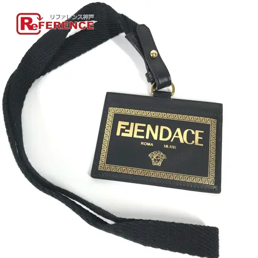 Buy VERSACE FENDACE ID holder Medusa with neck strap Card Case at Sasom – Authentic and Ready to Ship