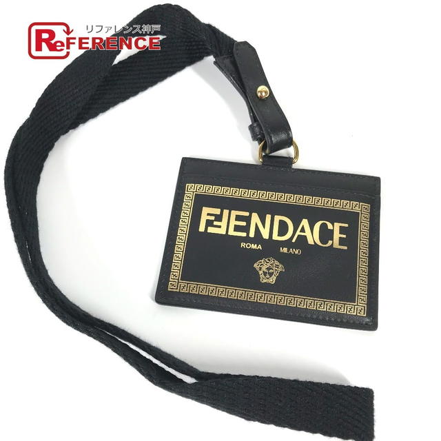 Versace VERSACE FENDACE ID holder Medusa with neck strap Card Case - view 1
