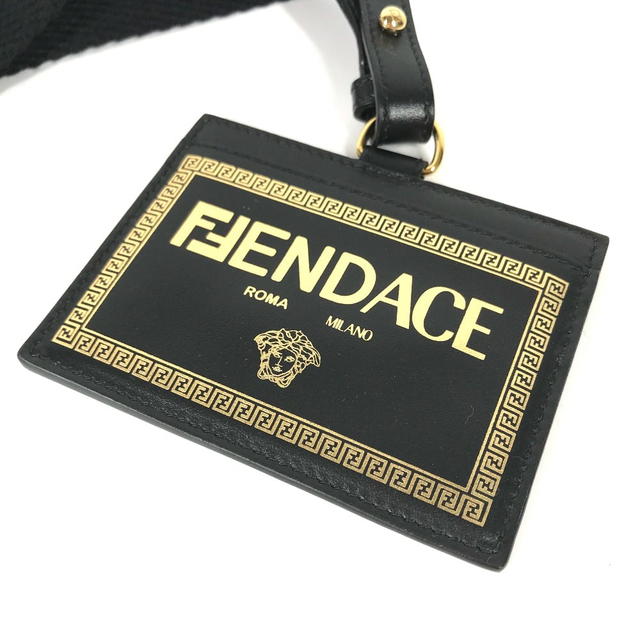 Versace VERSACE FENDACE ID holder Medusa with neck strap Card Case - view 4