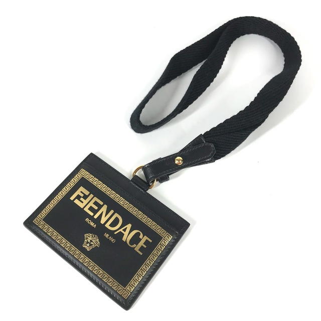 Versace VERSACE FENDACE ID holder Medusa with neck strap Card Case - view 5