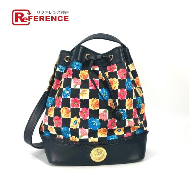Versace VERSACE Floral chain bag Bucket type flower Drawstring crossbody Shoulder Bag - view 1