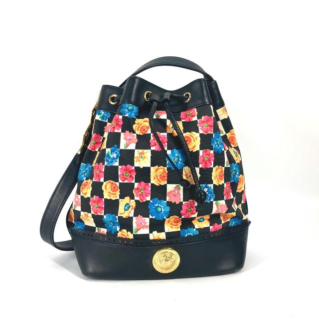 Versace VERSACE Floral chain bag Bucket type flower Drawstring crossbody Shoulder Bag - view 2
