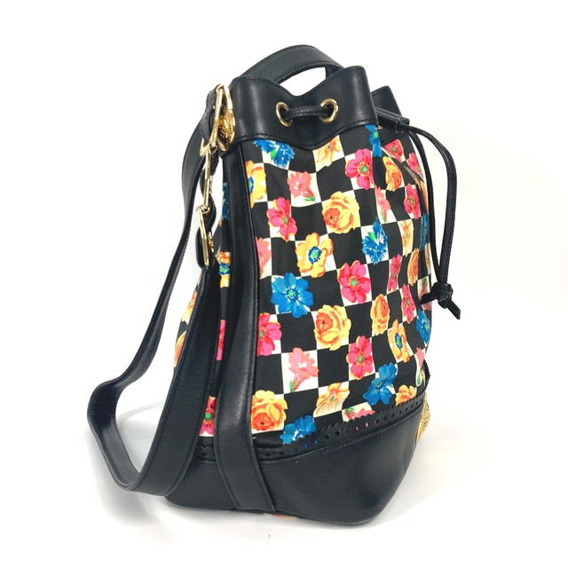 Versace VERSACE Floral chain bag Bucket type flower Drawstring crossbody Shoulder Bag - view 4