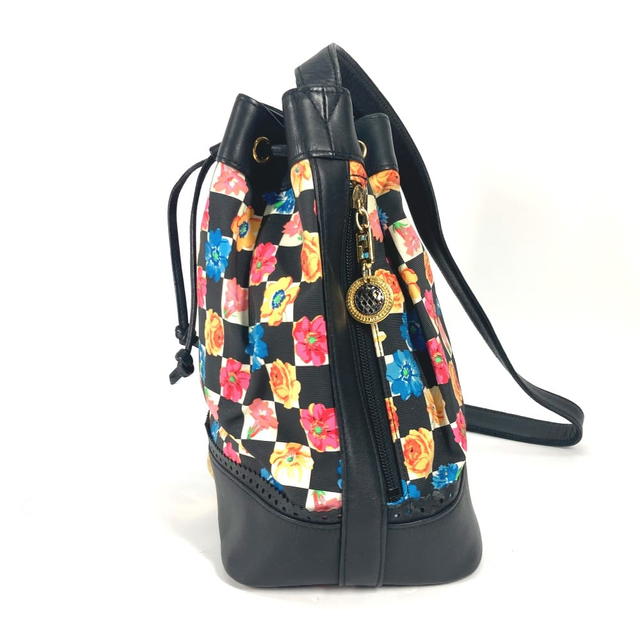 Versace VERSACE Floral chain bag Bucket type flower Drawstring crossbody Shoulder Bag - view 5