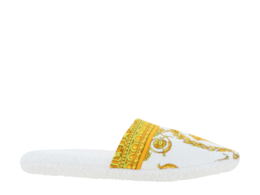 Versace Versace I ♡ Baroque Slippers White