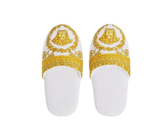 Versace Versace I ♡ Baroque Slippers White - view 3