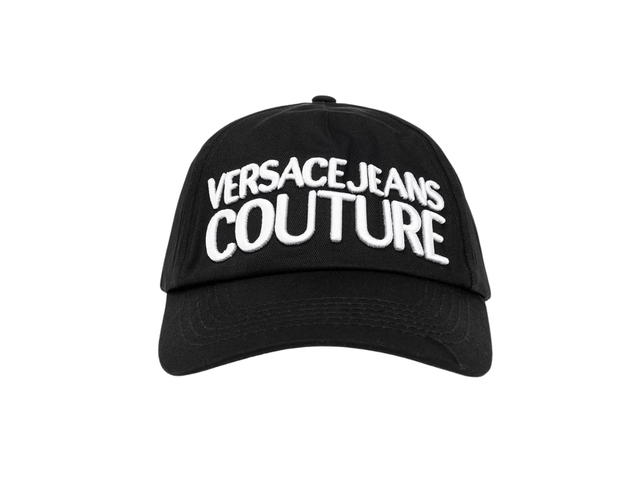 Versace Versace Jeans Couture Logo Embroidered Baseball Cap Black - view 1