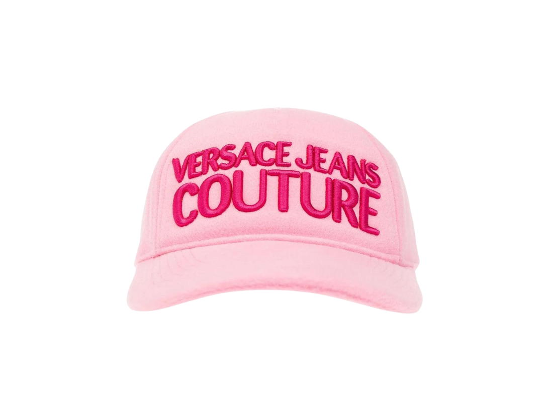 Versace Versace Jeans Couture Logo Embroidered Baseball Cap Pink