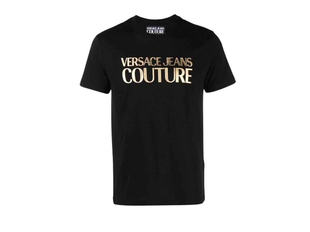 Versace Versace Jeans Couture Logo Print T-Shirt Black