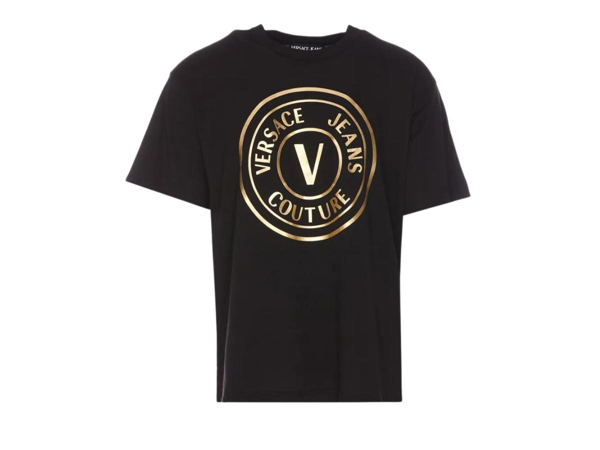 Versace Versace Jeans Couture V-Emblem T-Shirt Black