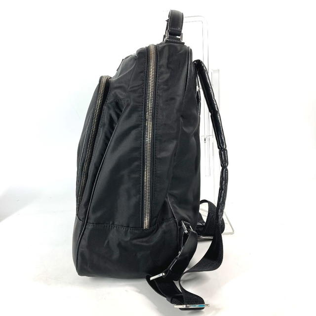 Versace VERSACE logo Backpack 2WAY Bag Hand Bag Backpack Nylon / Leather Black - view 4