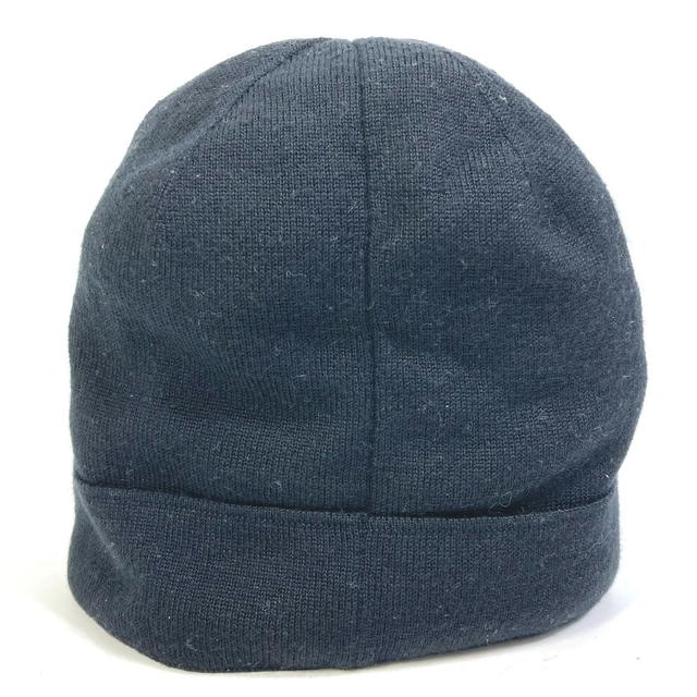 Versace VERSACE logo beanie knit cap hat Knit hat wool / silk Black/White - view 2