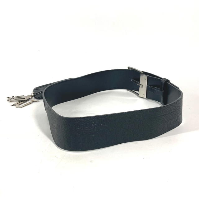 Versace VERSACE logo belt bag Belt Pouch Bag Waist Pouch Waist Pouch Leather Black - view 3