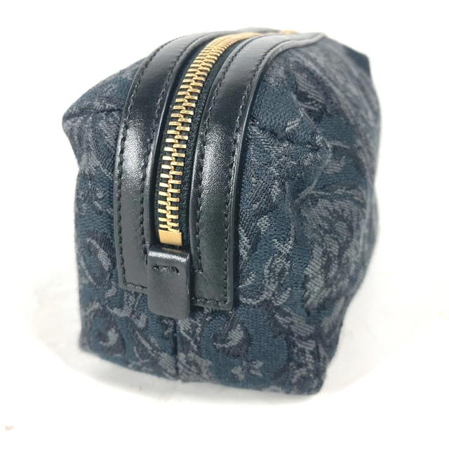 Versace VERSACE logo Makeup Cosmetics Pouch Multi pouch Canvas BlackBased/gray Unused - view 4