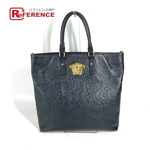 Versace VERSACE logo Medusa Shoulder Tote Bag Shoulder Bag Vertical Hand Bag - view 1
