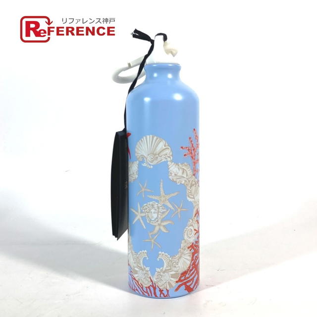 Versace VERSACE Logo Water Bottle tumbler SS blue Unused - view 1
