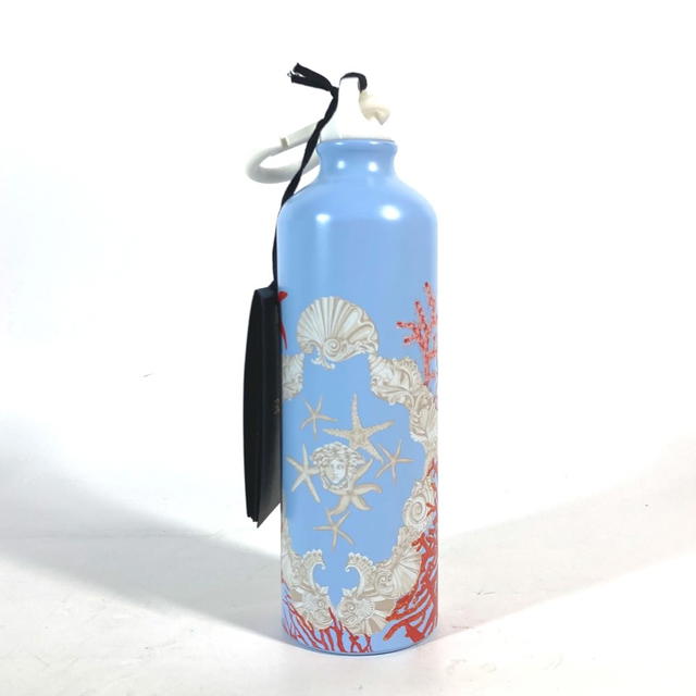 Versace VERSACE Logo Water Bottle tumbler SS blue Unused - view 2