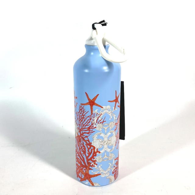Versace VERSACE Logo Water Bottle tumbler SS blue Unused - view 3