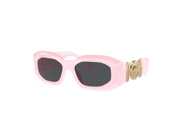 Versace Versace Maxi Medusa Biggie Sunglasses In Black Dial With Versace Logo And Medusa Head Pink - view 1