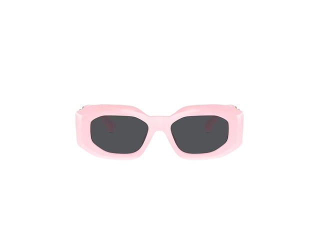 Versace Versace Maxi Medusa Biggie Sunglasses In Black Dial With Versace Logo And Medusa Head Pink - view 2