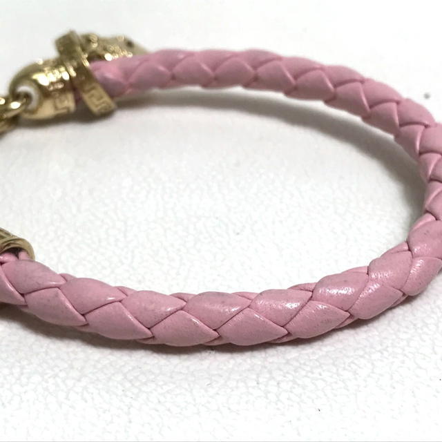 Versace VERSACE Medusa Accessories Bracelet Leather / Metal pink/Gold - view 2