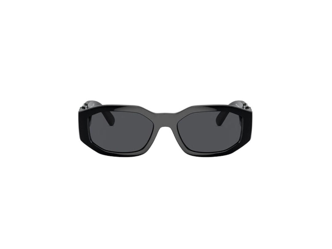 Versace Versace Medusa Biggie Sunglasses In Nylon Black Frame With Dark Grey Lens