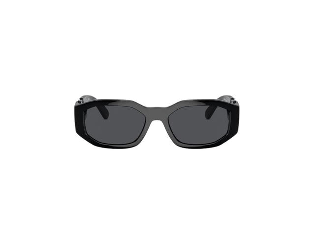 Versace Versace Medusa Biggie Sunglasses In Nylon Black Frame With Dark Grey Lens - view 1