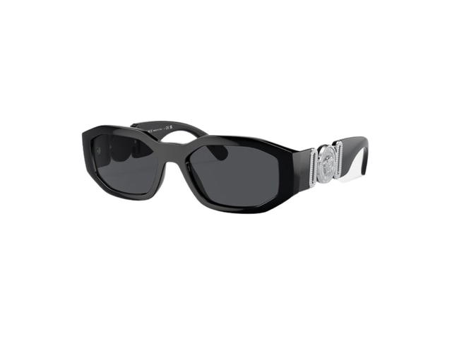 Versace Versace Medusa Biggie Sunglasses In Nylon Black Frame With Dark Grey Lens - view 2