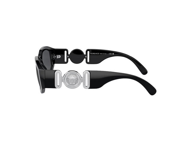 Versace Versace Medusa Biggie Sunglasses In Nylon Black Frame With Dark Grey Lens - view 3