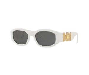Buy Versace Medusa Biggie Sunglasses In White Frame With Gray Len And Gold-Tone Heritage Medusa Medallion White at Sasom – Authentic and Ready to Ship