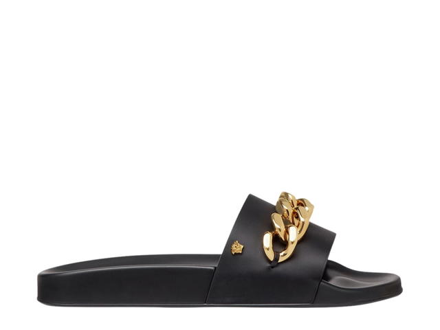 Versace Versace Medusa Chain Slide Black Leather - view 1