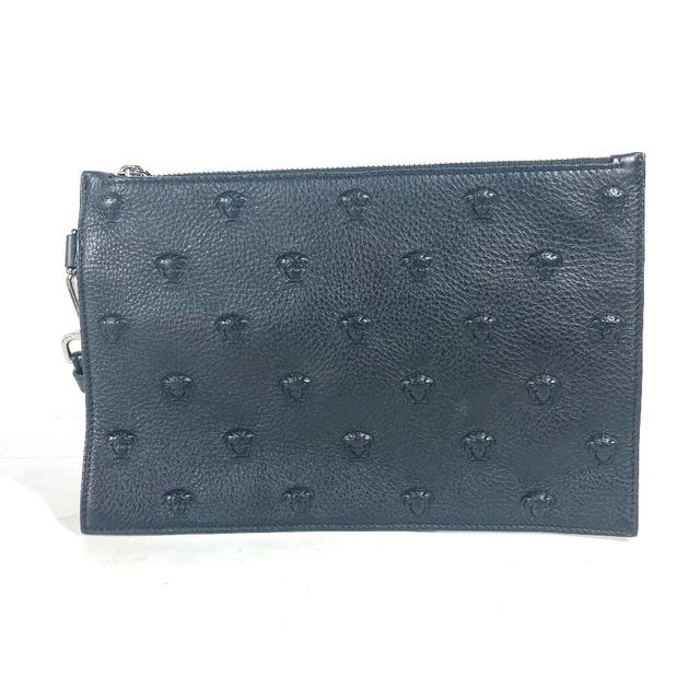 Versace VERSACE Medusa Pouch Bag Strap Clutch bag Leather Black - view 2