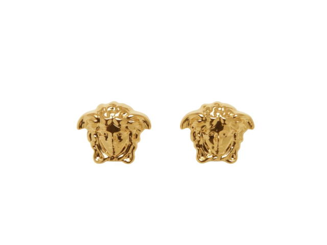 Versace Versace Medusa Stud Earrings Gold - view 1