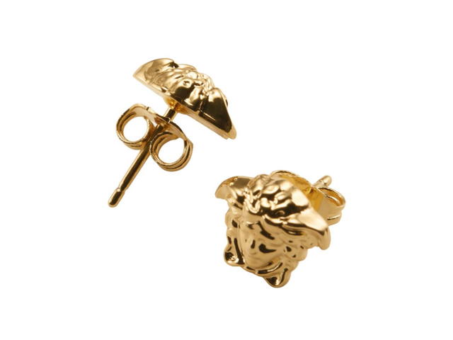 Versace Versace Medusa Stud Earrings Gold - view 2