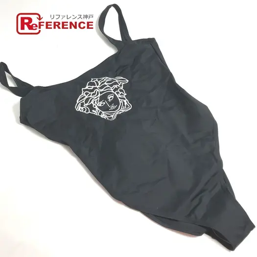 Buy VERSACE Medusa Swimwear Swimwear polyester / Polyurethane Black/White Unused at Sasom – Authentic and Ready to Ship