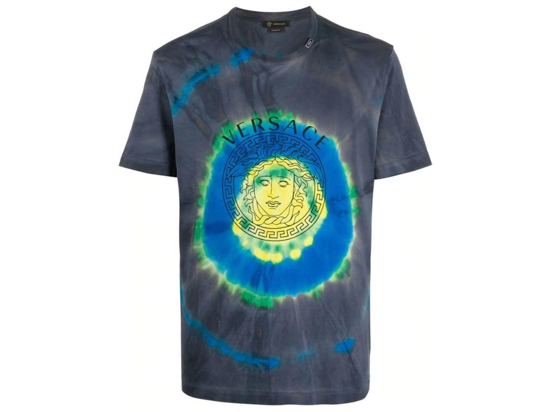 Versace Versace Medusa Tie-Dye Print T-shirt