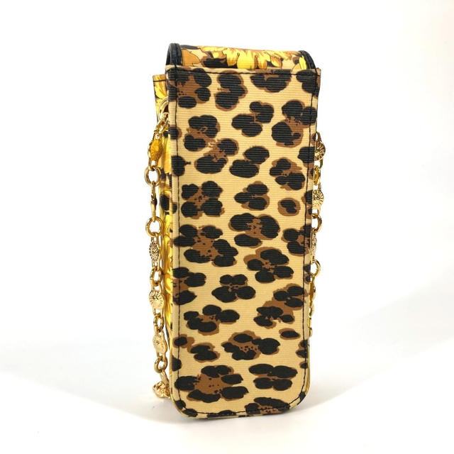 Versace VERSACE Pochette bag vintage Leopard print Chain mobile case Shoulder Bag - view 3